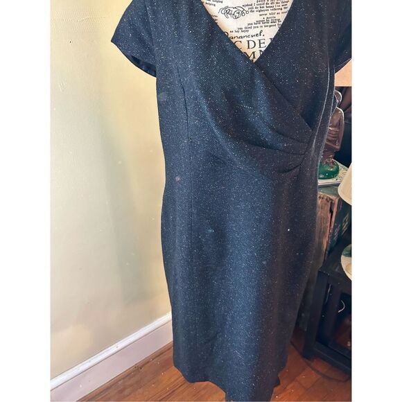 Talbots Petite Tweed Wool Silk Blend Sheath Dress - Picture 8 of 8